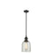 Caledonia Mini Pendant shown in the Oil Rubbed Bronze finish with a Mica shade