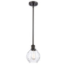 Waverly Mini Pendant shown in the Oil Rubbed Bronze finish with a Clear shade