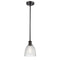 Castile Mini Pendant shown in the Oil Rubbed Bronze finish with a Clear shade