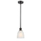 Brookfield Mini Pendant shown in the Oil Rubbed Bronze finish with a White shade