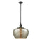 Fenton Mini Pendant shown in the Oil Rubbed Bronze finish with a Mercury shade