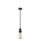 Bare Bulb Mini Pendant shown in the Oil Rubbed Bronze finish