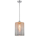 Cobbleskill Mini Pendant shown in the Polished Chrome finish with a Mercury shade