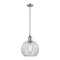 Athens Mini Pendant shown in the Polished Chrome finish with a Clear shade