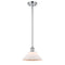 Orwell Mini Pendant shown in the Polished Chrome finish with a Matte White shade