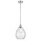 Waverly Mini Pendant shown in the Polished Chrome finish with a Clear shade