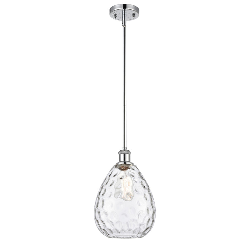 Waverly Mini Pendant shown in the Polished Chrome finish with a Clear shade