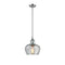 Fenton Mini Pendant shown in the Polished Chrome finish with a Clear shade