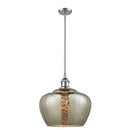 Fenton Mini Pendant shown in the Polished Chrome finish with a Mercury shade