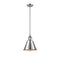 Smithfield Mini Pendant shown in the Polished Chrome finish with a Polished Chrome shade