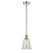 Hanover Mini Pendant shown in the Polished Nickel finish with a Mouchette shade