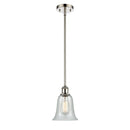 Hanover Mini Pendant shown in the Polished Nickel finish with a Fishnet shade