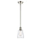 Ellery Mini Pendant shown in the Polished Nickel finish with a Clear shade