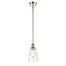 Ellery Mini Pendant shown in the Polished Nickel finish with a Seedy shade