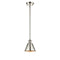 Smithfield Mini Pendant shown in the Polished Nickel finish with a Polished Nickel shade