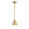 Smithfield Mini Pendant shown in the Satin Gold finish with a Satin Gold shade