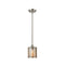 Cobbleskill Mini Pendant shown in the Brushed Satin Nickel finish with a Mercury shade