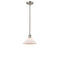 Orwell Mini Pendant shown in the Brushed Satin Nickel finish with a Matte White shade