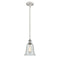 Hanover Mini Pendant shown in the White and Polished Chrome finish with a Fishnet shade