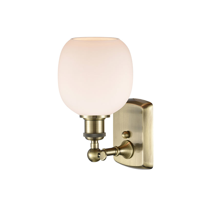 Innovations Lighting Belfast 1 Light Sconce Part Of The Ballston Collection 516-1W-AB-G101-LED