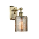 Cobbleskill Sconce shown in the Antique Brass finish with a Mercury shade