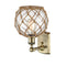 Innovations Lighting Farmhouse Rope 1 Light Sconce Part Of The Ballston Collection 516-1W-AB-G122-8RB-LED