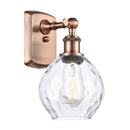 Waverly Sconce shown in the Antique Copper finish with a Clear shade