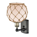 Innovations Lighting Farmhouse Rope 1 Light Sconce Part Of The Ballston Collection 516-1W-BAB-G121-8RB-LED