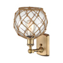 Innovations Lighting Farmhouse Rope 1 Light Sconce Part Of The Ballston Collection 516-1W-BB-G122-8RB-LED