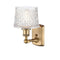 Niagra Sconce shown in the Brushed Brass finish with a Clear shade