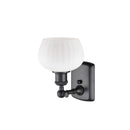 Innovations Lighting Fenton 1 Light Sconce Part Of The Ballston Collection 516-1W-BK-G91-LED