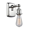 Bare Bulb Sconce shown in the Polished Chrome finish