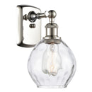 Waverly Sconce shown in the Polished Nickel finish with a Clear shade