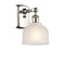 Dayton Sconce shown in the Polished Nickel finish with a White shade