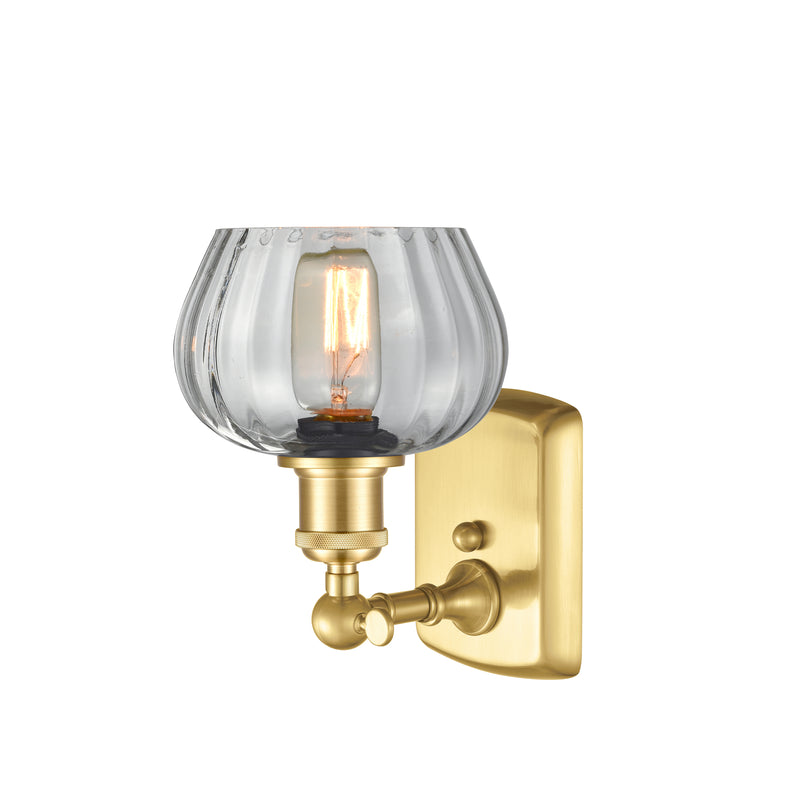 Innovations Lighting Fenton 1 Light Sconce Part Of The Ballston Collection 516-1W-SG-G92-LED