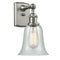 Hanover Sconce shown in the Brushed Satin Nickel finish with a Fishnet shade