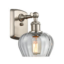 Fenton Sconce shown in the Brushed Satin Nickel finish with a Clear shade