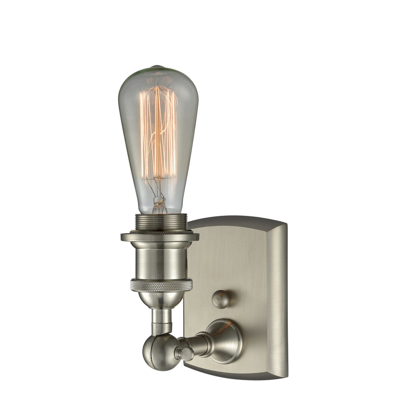 Innovations Lighting Bare Bulb 1 Light Sconce Part Of The Ballston Collection 516-1W-SN-LED