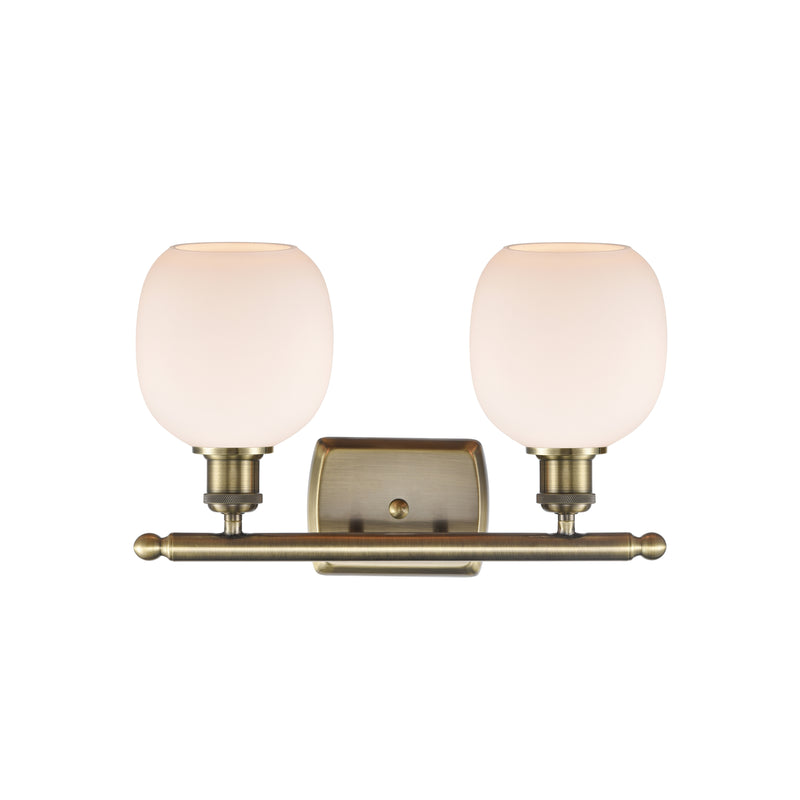 Innovations Lighting Belfast 2 Light Bath Vanity Light Part Of The Ballston Collection 516-2W-AB-G101-LED