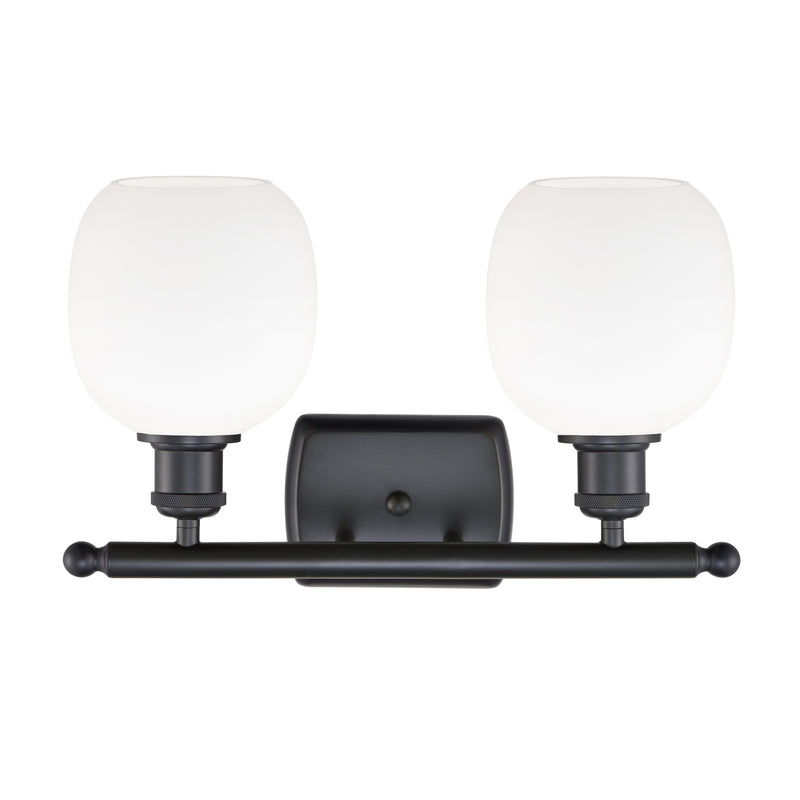 Innovations Lighting Belfast 2 Light Bath Vanity Light Part Of The Ballston Collection 516-2W-BK-G101-LED