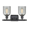 Innovations Lighting Caledonia 2 Light Bath Vanity Light Part Of The Ballston Collection 516-2W-BK-G257-LED