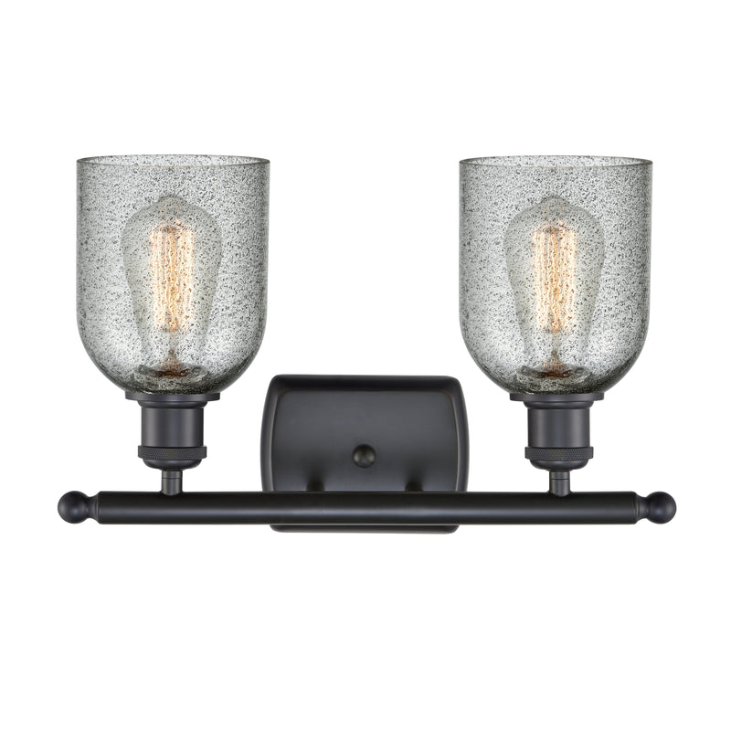 Innovations Lighting Caledonia 2 Light Bath Vanity Light Part Of The Ballston Collection 516-2W-BK-G257-LED