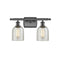 Caledonia Bath Vanity Light shown in the Oil Rubbed Bronze finish with a Mica shade