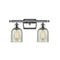 Caledonia Bath Vanity Light shown in the Polished Chrome finish with a Mica shade