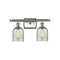 Caledonia Bath Vanity Light shown in the Brushed Satin Nickel finish with a Mica shade