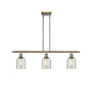 Caledonia Island Light shown in the Antique Brass finish with a Mica shade