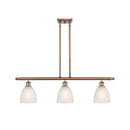 Castile Island Light shown in the Antique Copper finish with a White shade