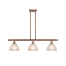 Arietta Island Light shown in the Antique Copper finish with a Clear shade