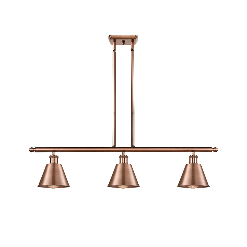 Smithfield Island Light shown in the Antique Copper finish with a Antique Copper shade