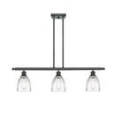 Brookfield Island Light shown in the Matte Black finish with a Clear shade